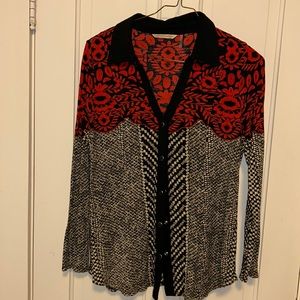 Soft Surroundings button front blouse